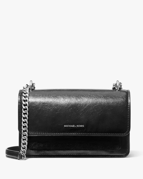 CLORE + クロレ　Cross over Trench Buy Michael Kors Claire Large Convertible Shoulder Bag | Black
