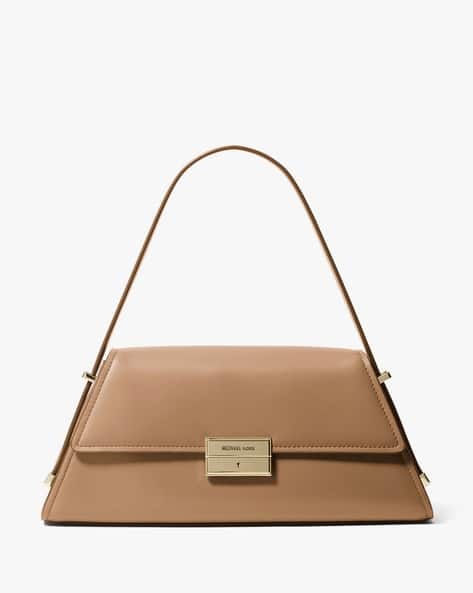 Buy Michael Kors Ludlow Medium Leather Shoulder Bag | Brown Color