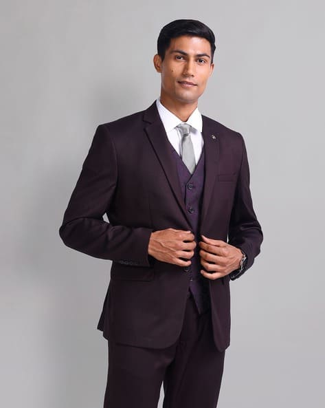 Buy Red Suit Sets for Men by Ad By Arvind Online