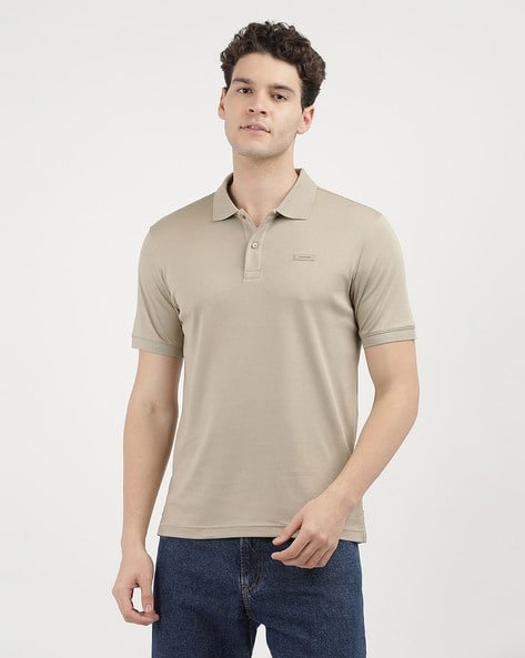 Men Liquid Touch Slim Organic Cotton Fit Polo T-Shirt