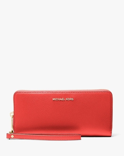 Buy Michael Kors Jet Set Large Saffiano Leather Snap-Front Wallet