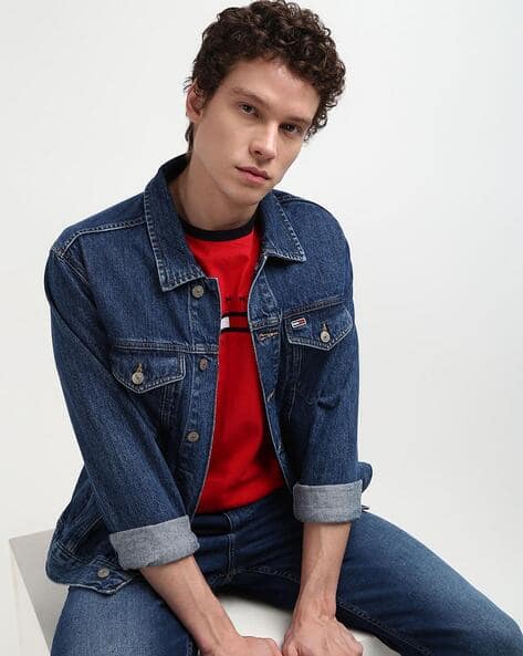 Buy Denim Dark Jackets Coats for Men by TOMMY HILFIGER Online