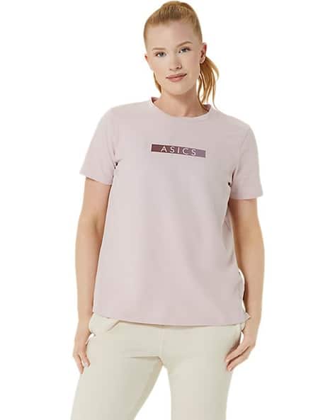 Women Training Core Relaxed Fit Top with Brand Print