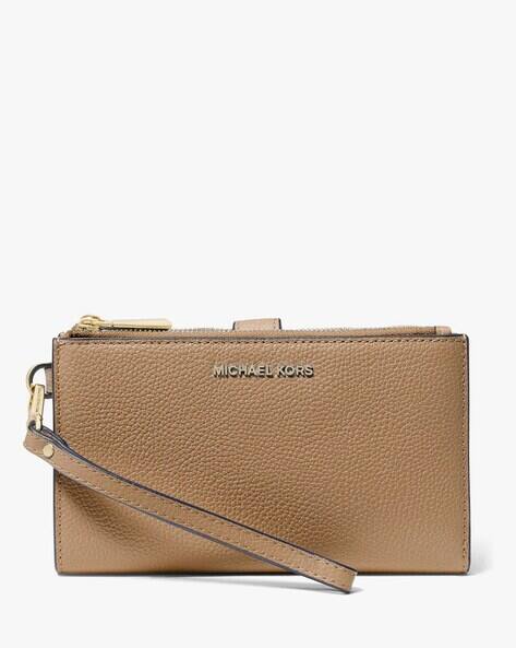 Buy Michael Kors Adele Leather Smartphone Wallet Tan Color Women