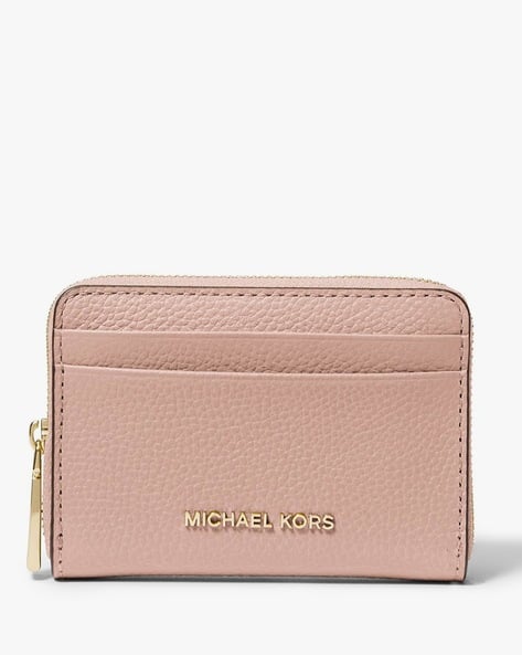 Buy Michael Kors Jet Set Small Leather Card Case Pink Color