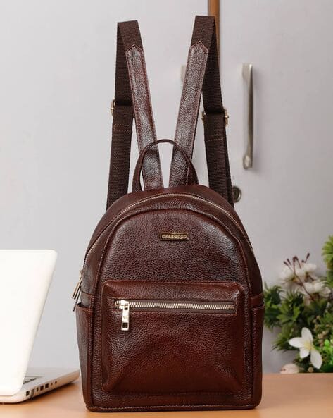 Buy Red Backpacks for Women by TEAKWOOD LEATHERS Online