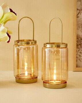 Raga Apurva Set of 2 Glass Lanterns-image-8