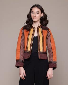 label ritu kumar Carina Suede Jacket-picture-34