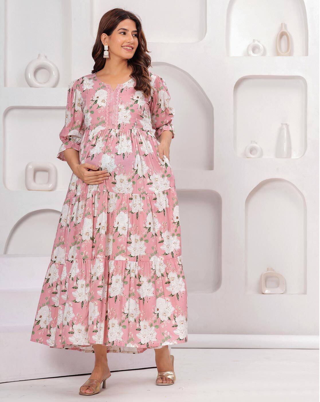 Buy Pink Dresses & Jumpsuits for Women by MEERANSHI Online | Ajio.com
