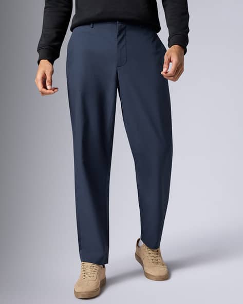 Buy Midnight Blue Trousers & Pants for Men by XYXX Online | Ajio.com