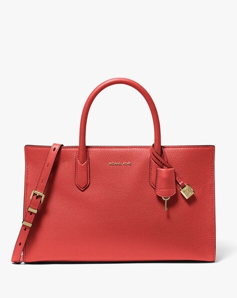 Buy Michael Kors Scarlett Medium Satchel Bag Red Color Women