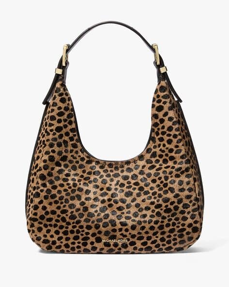Nolita Small Cheetah Print Calf Hair Hobo Shoulder Bag