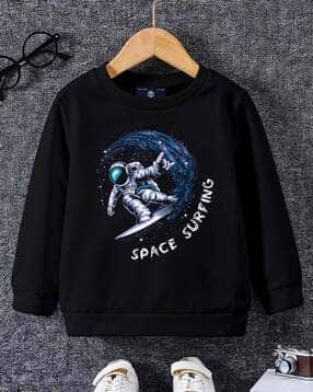 Boys Regular Fit Graphic Print Sweatshirt-image-33
