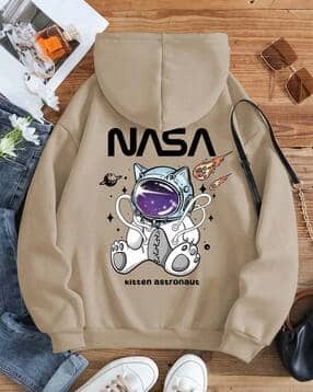 fery london Women Regular Fit Graphic Print Hoodie-picture-19