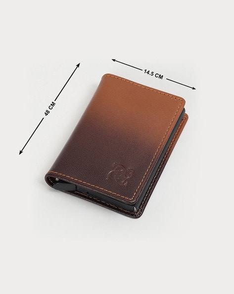 CODE BY LIFESTYLE Men Leather Wallet Tan - Image 7