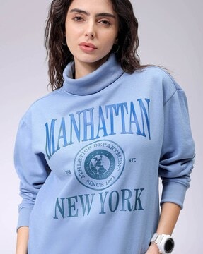 Typography sweatshirt top
