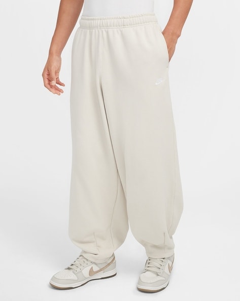 Men Club Oversized French Terry Straight Track Pants