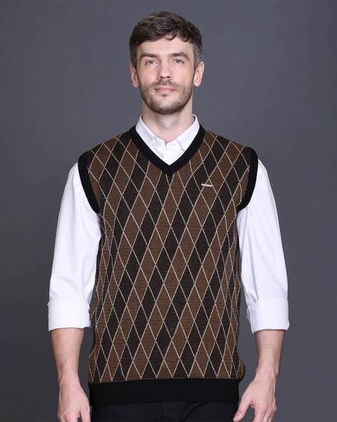 Buy Brown Sweaters Cardigans for Men by GODFREY Online