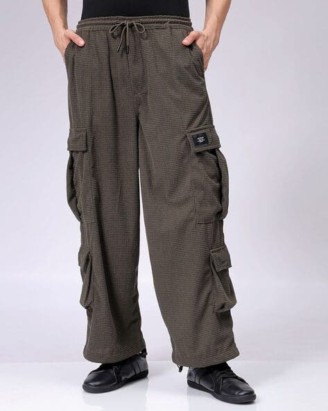 Buy Olive Green Trousers & Pants for Men by The Indian Garage Co