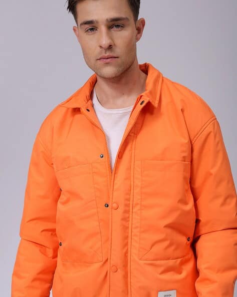 Buy Orange Jackets Coats for Men by The Indian Garage Co Online