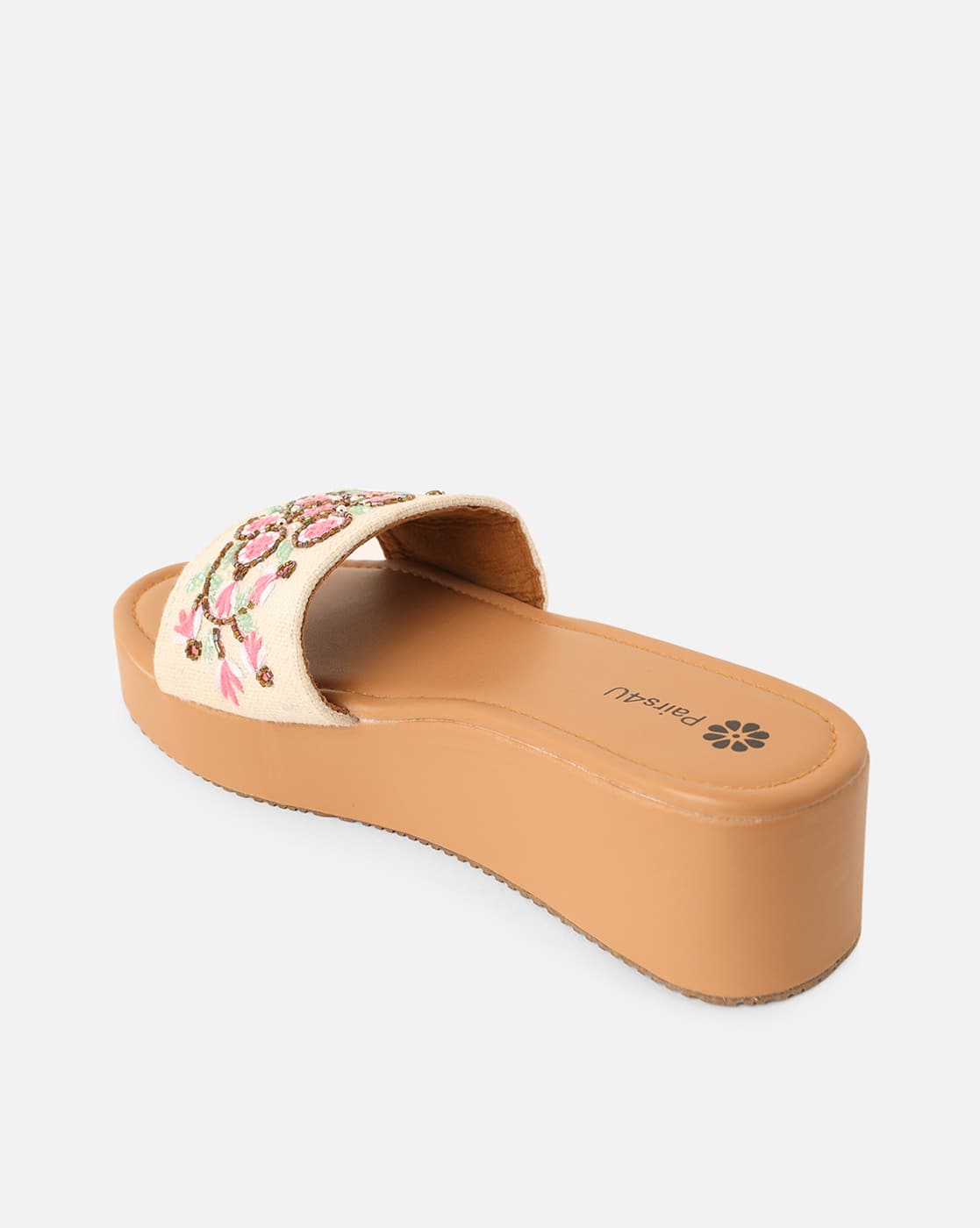 Buy Pairs4U Women Flip-Flops with Canvas upper Online | Ajio.com