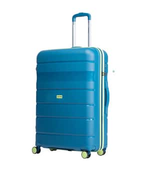 Men Striped Trolley Bag with Number Lock-image-2