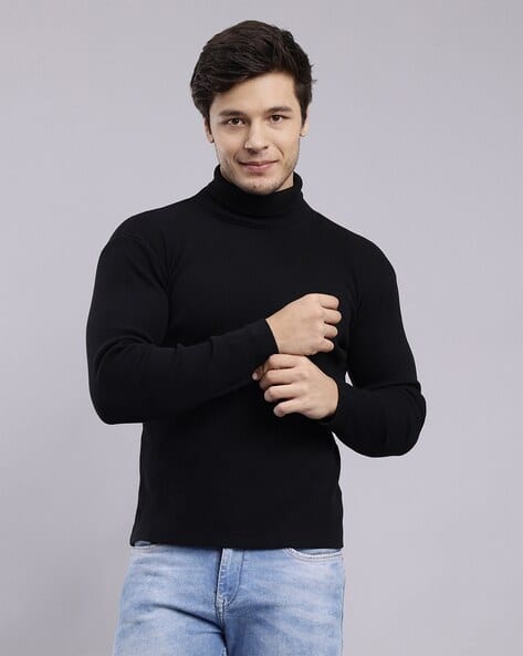 Buy Black Sweaters & Cardigans for Men by NUEVOSDAMAS Online