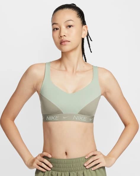 nike colour block bra