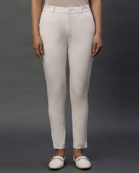 aurelia Women Mid-Rise Relaxed Fit Trousers with Insert Pockets-picture-16