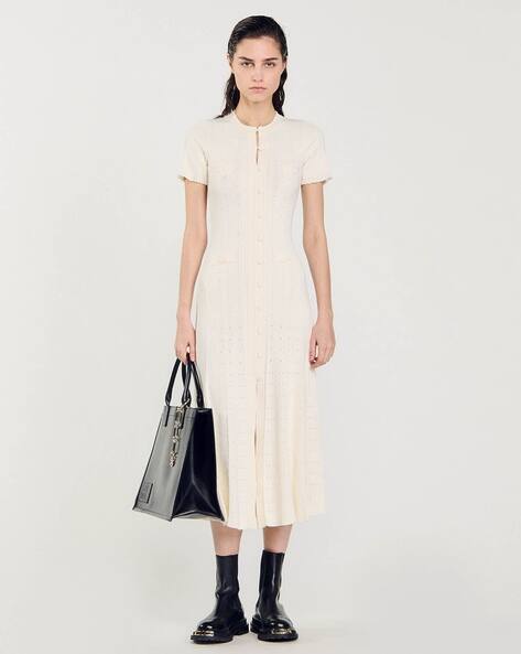 knit dress sandro designer clothing