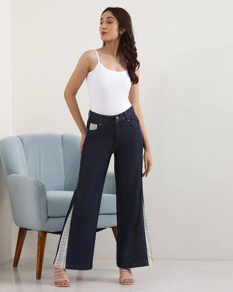 Buy Blue Jeans & Jeggings for Women by Elleven Online | Ajio.com
