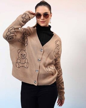 kotty Women Graphic Cardigan-picture-46