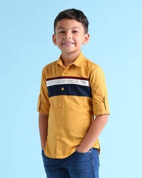 u.s. polo assn. Boys Striped Regular Fit Shirt-picture-13