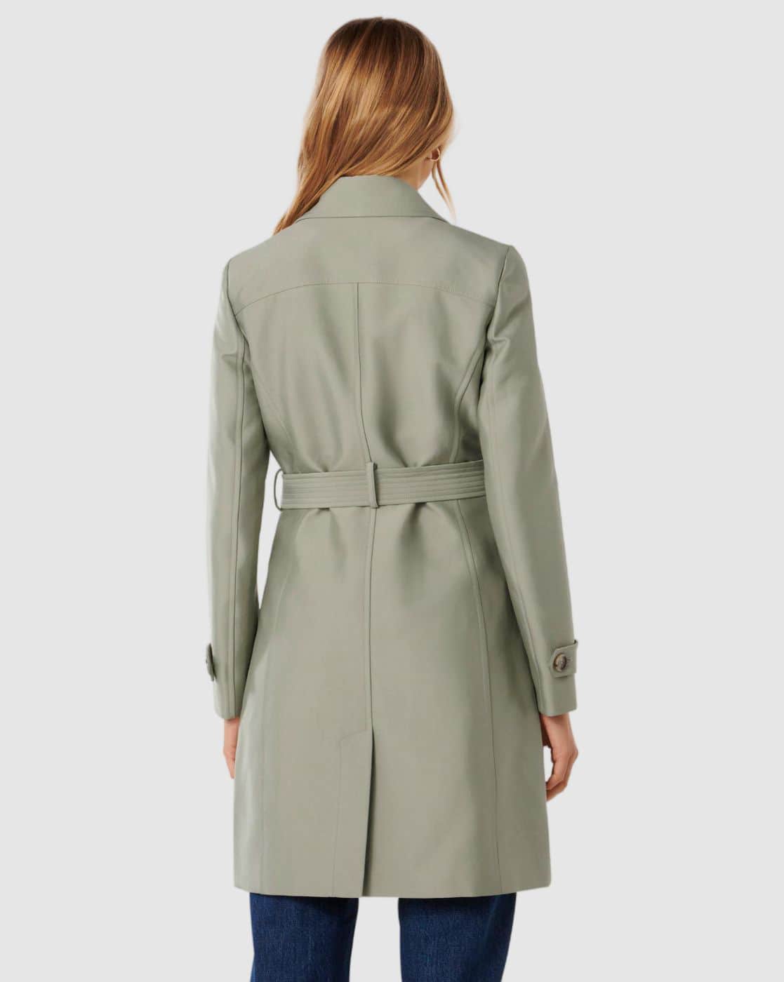 ABITS BEAVER CHESTER COAT ダークグリーン ARKET Cotton Blend Trench