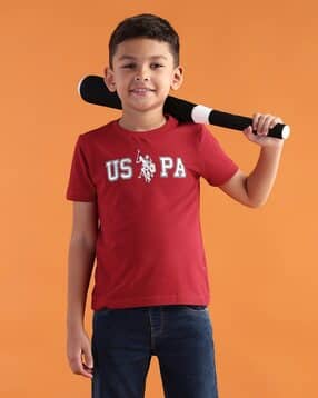 u.s. polo assn. Boys Brand Print Regular Fit Crew-Neck T-Shirt-picture-24