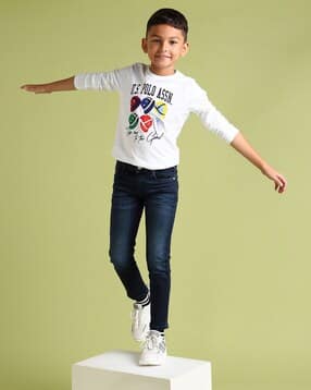 u.s. polo assn. Boys Mid-Wash Whiskered Jeans-picture-22