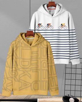 Pack of 2 Boys Regular Fit Hoodies-image-35