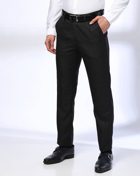 Buy Black Trousers Pants for Men by NETPLAY Online