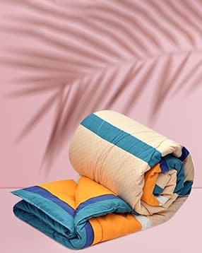 Microfiber Cotton Printed Reversible Double Comforter