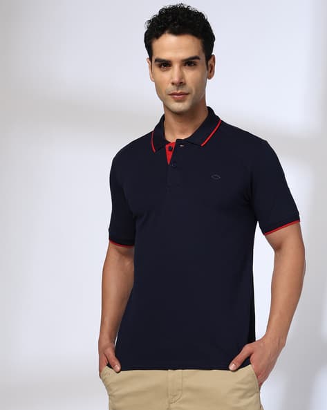 Lee Cooper Men Regular Fit Contrast Tipping T-Shirt