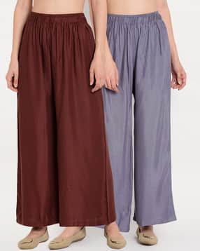 tag 7 plus Women Pack Of 2 Solid Palazzos-picture-37