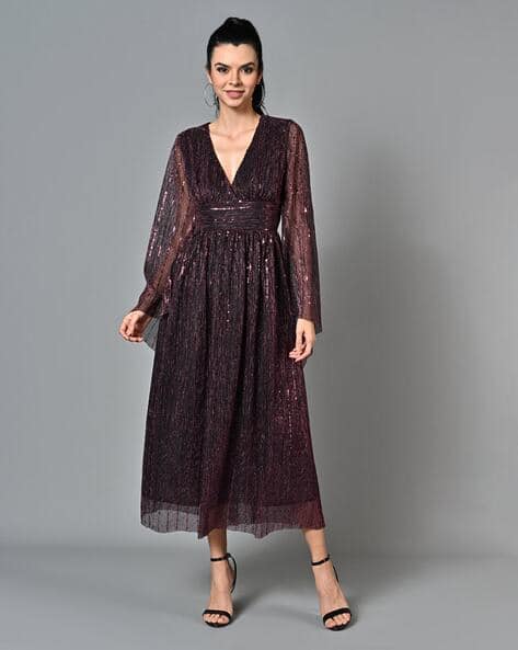 pink glitter dress long sleeve Zapakasa Women Sparkly Pink Bodycon Sequin Homecoming Dress with Long  Sleeves Off The Shoulder Cocktail Dress main image 1