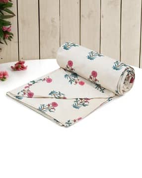 Floral PrintedMicrofiber Single Duvet Cover