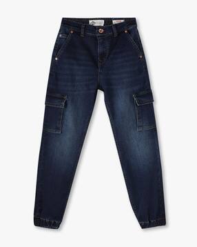lee cooper Boys Mid-Wash Jogger Fit Jeans-picture-15