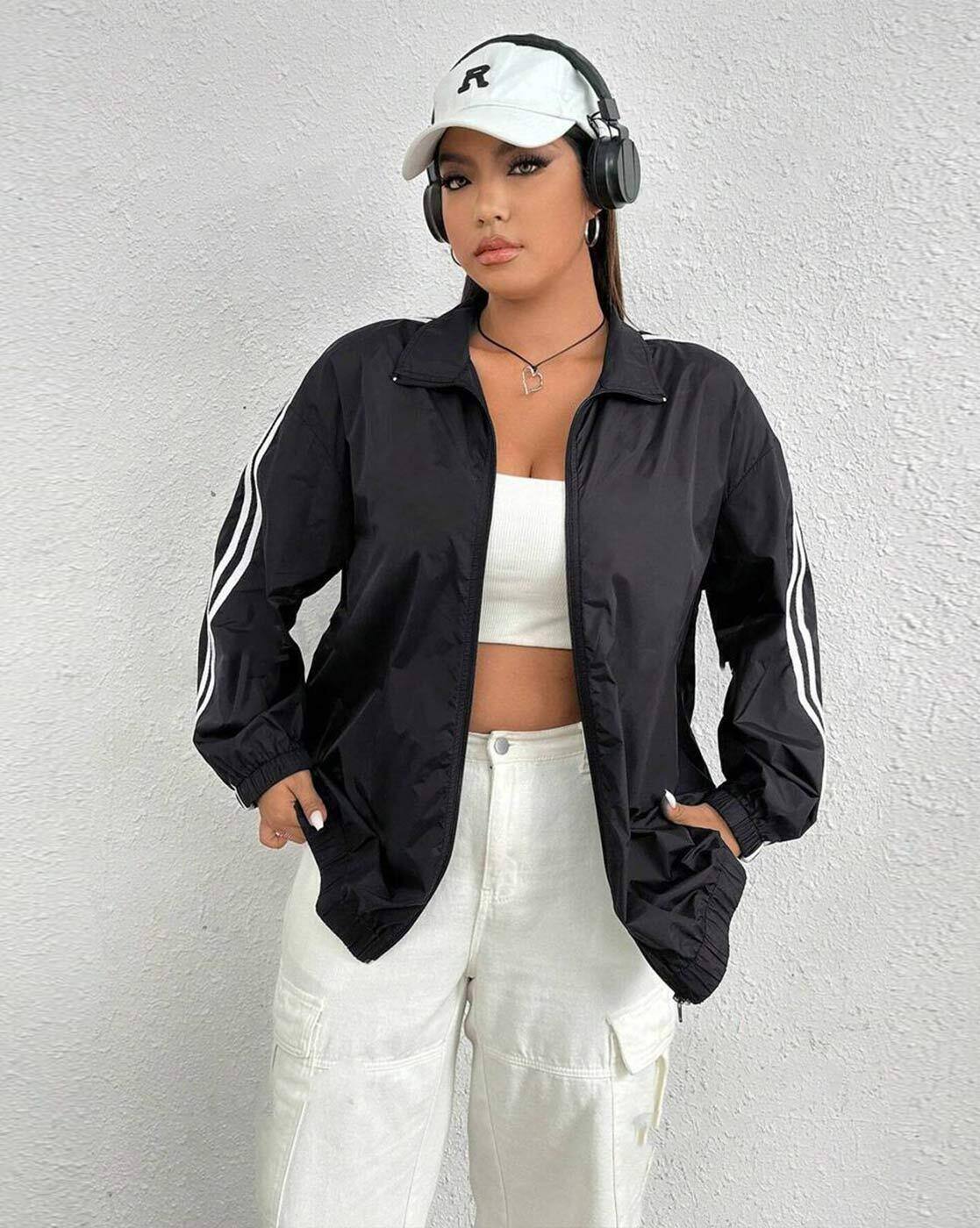 【美品】STAR CIRCLE WOMAN TRACK JACKET -1117Wx1400H-700890554-black-