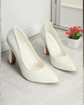 Women Pointed-Toe Chunky-Heeled Pumps-image-39