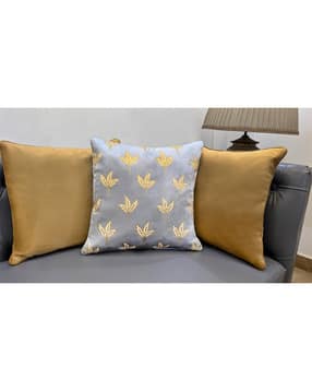 Set of 3 Printed Cushion Covers 16" x 16"