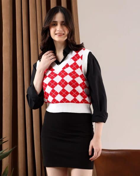 KOTTY Women Abstract Pullover