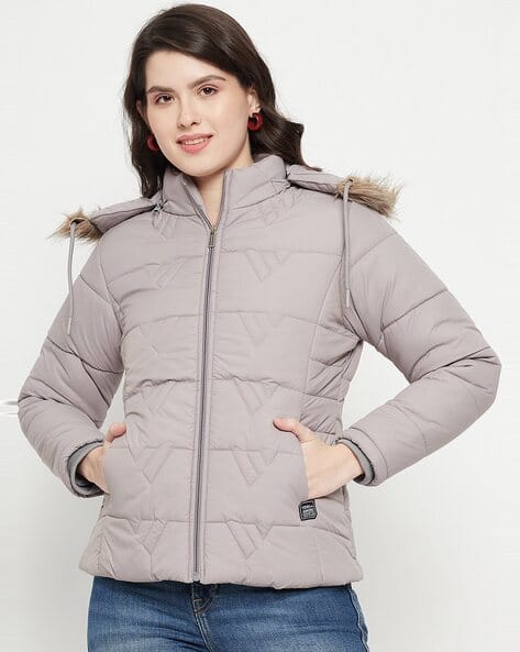 Buy GREY Jackets Coats for Women by Vero Amore Online