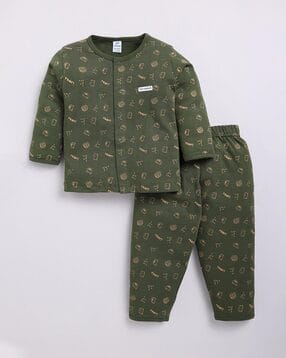 dollar Boys Graphic Print Lounge Pants & Shirt Set-picture-38